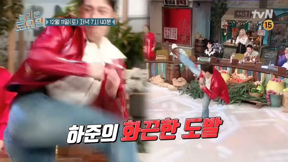 魏河俊的武打動作讓在場的其他人驚艷