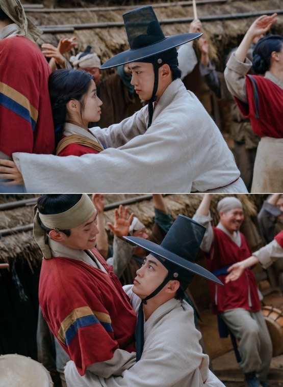 羅二言忽然腳一滑撲向了金祚怡