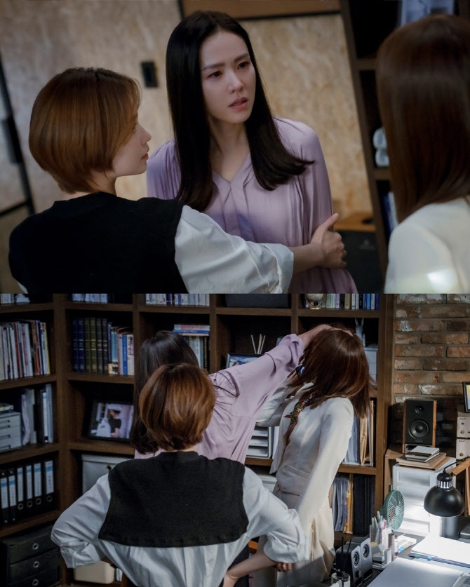 車美昭(孫藝真 飾)為了好友與姜善珠大打出手