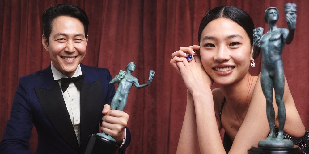 李政宰、鄭好娟在美國演員工會獎拿下視帝與視后