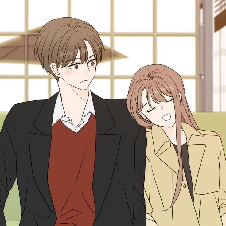 漫畫女主角積極對男主角展開攻勢