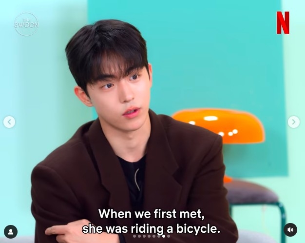 南柱赫爆料金泰梨騎著腳踏車來開會