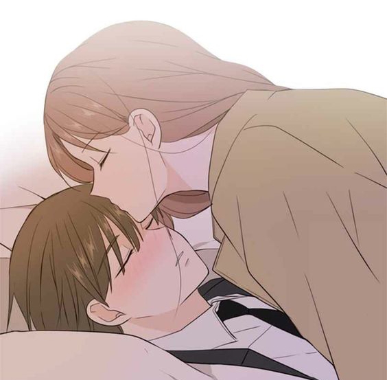 漫畫女主角積極對男主角展開攻勢