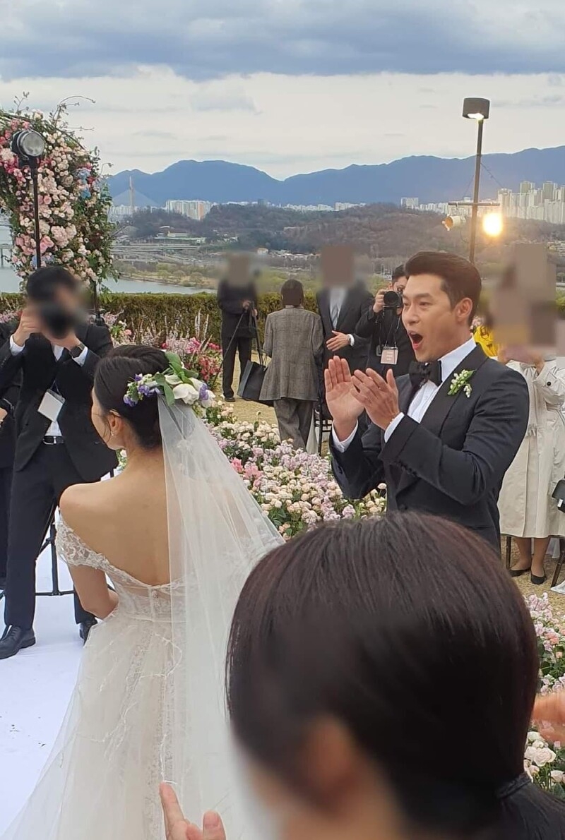 玄彬、孫藝真婚禮現場照片曝光