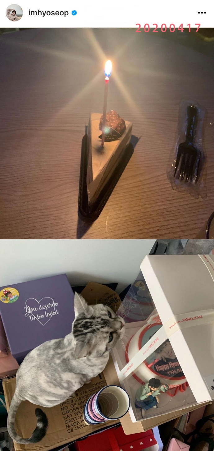 安孝燮往年生日認證照