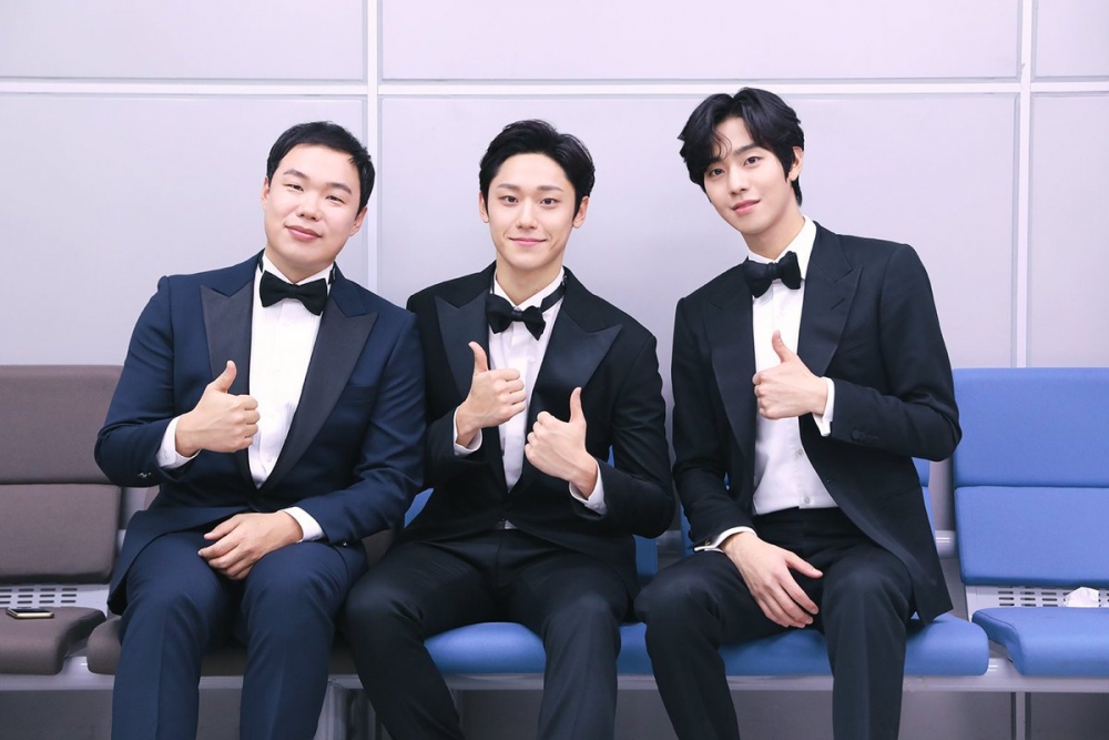 安孝燮、李到晛、趙賢植合照