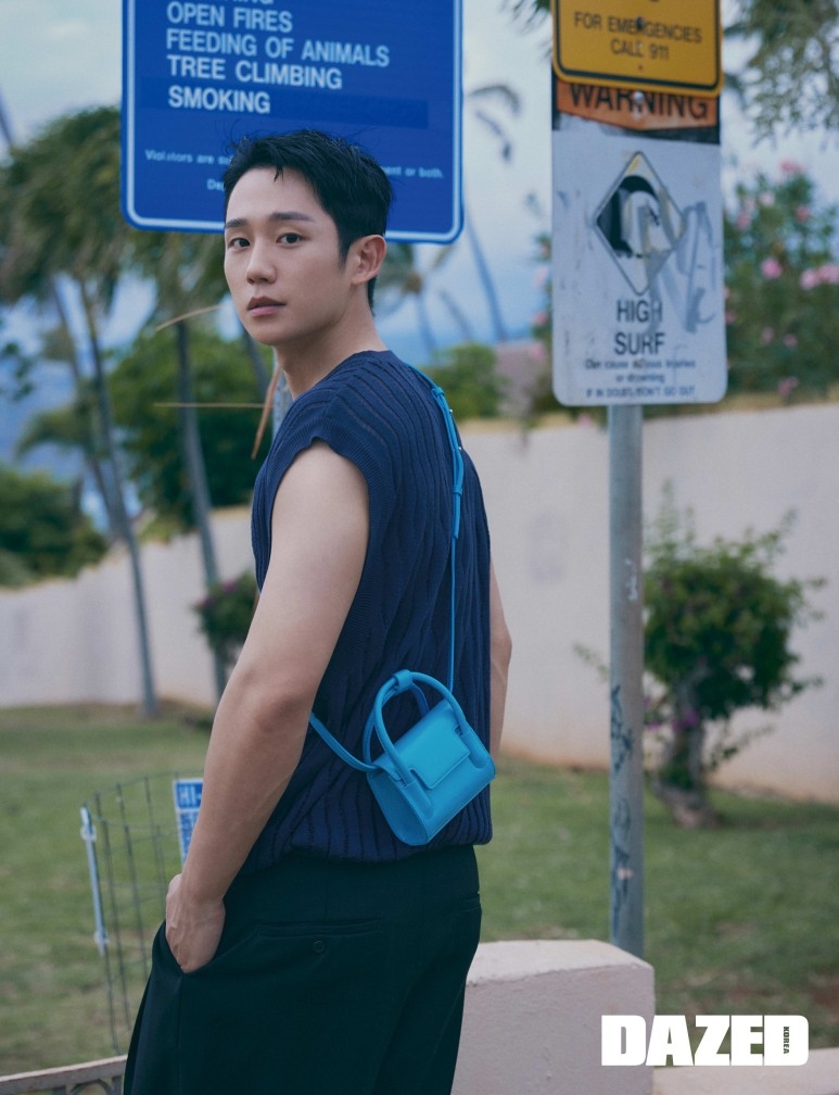 丁海寅《DAZED》時尚畫報公開