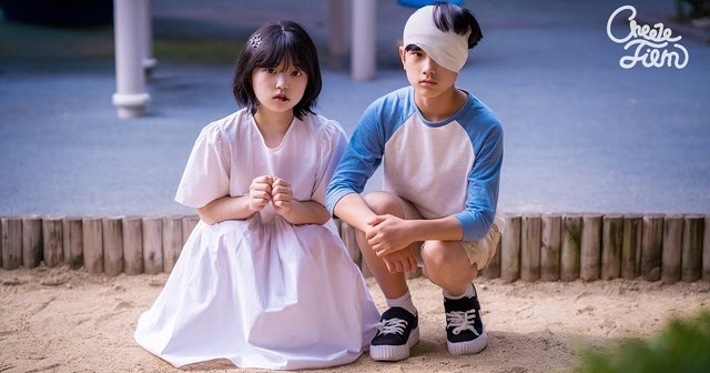 金允熙在網劇《壞少年》中飾演小學生