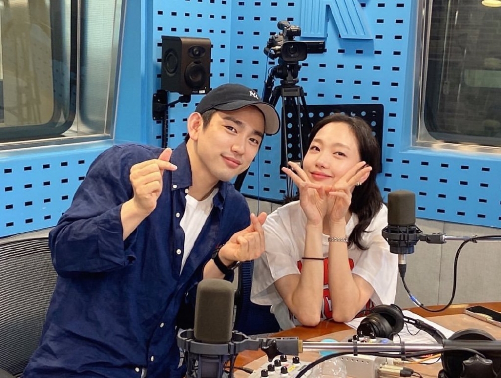 金高銀、朴珍榮電台合照