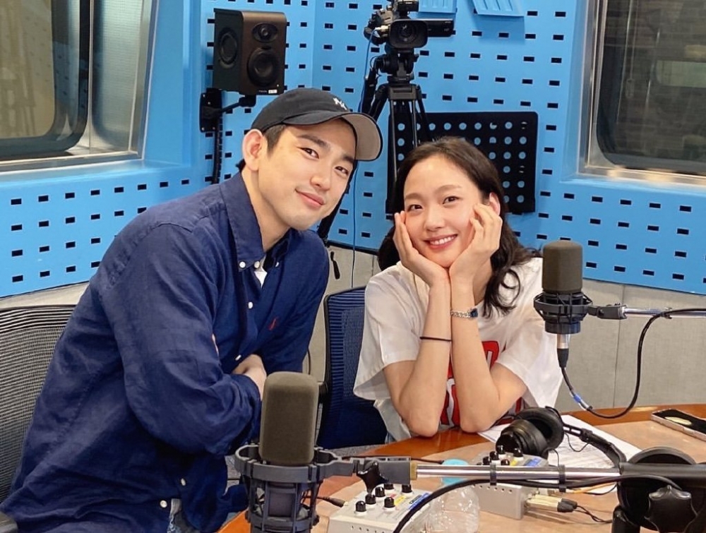 金高銀、朴珍榮電台合照