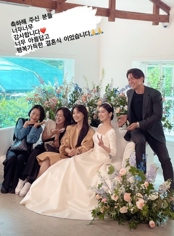 張娜拉婚禮現場 許多藝人都到場祝福