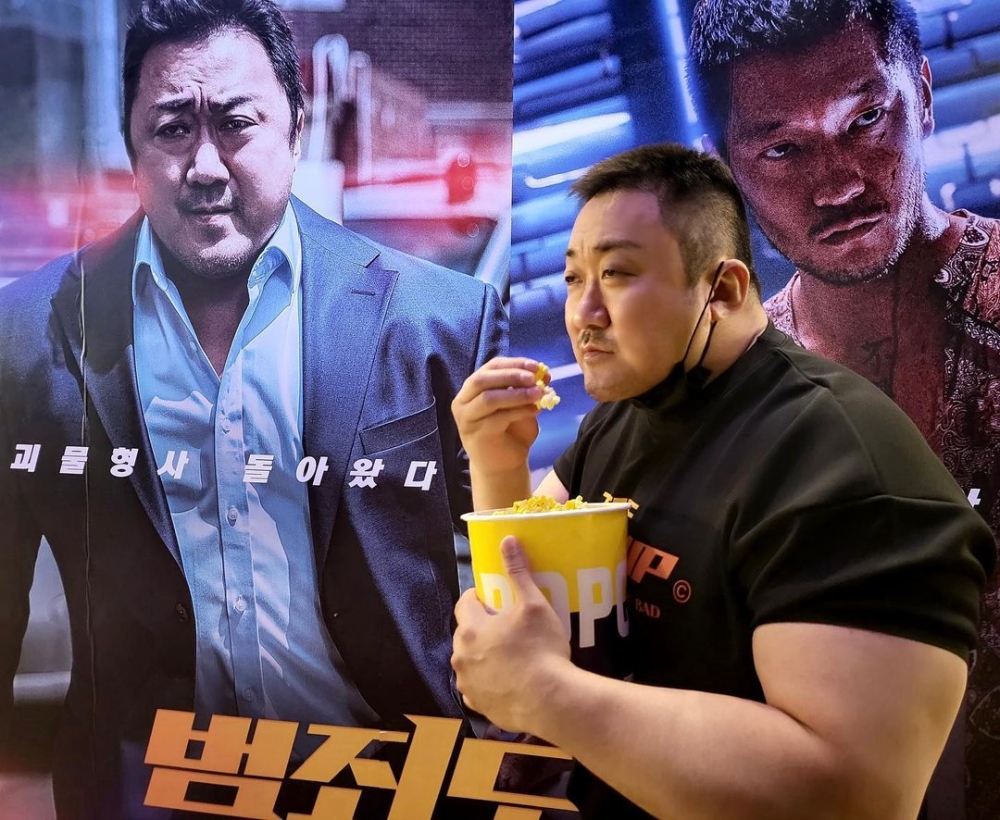 馬東石手臂比爆米花筒還粗