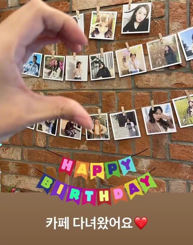 金智媛：「去了咖啡廳。」