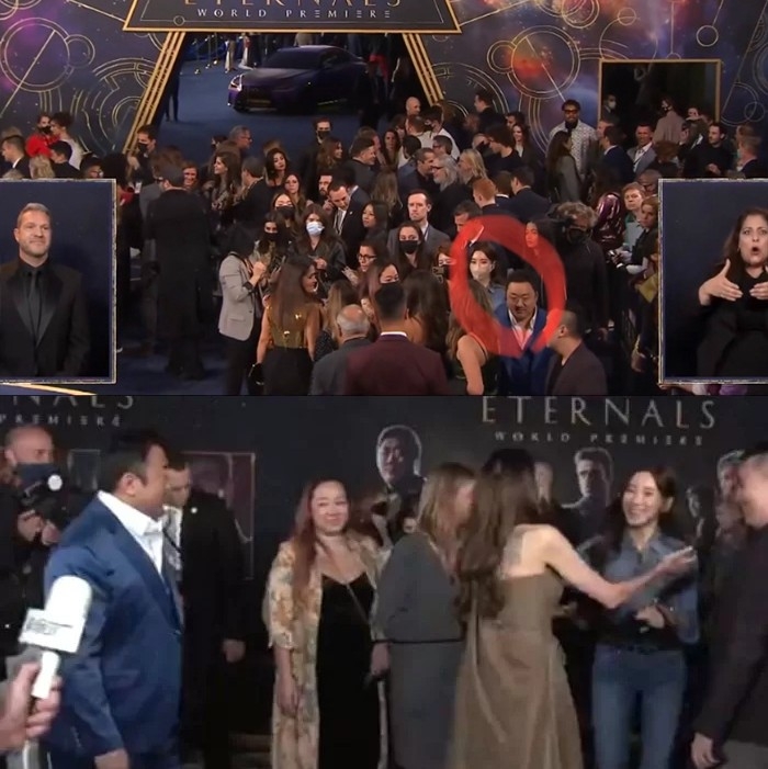 馬東石帶女友同行《永恆族》世界首映活動