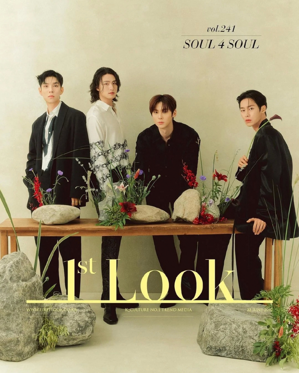 李宰旭、黃旼炫、申承浩、劉仁秀合體拍攝畫報