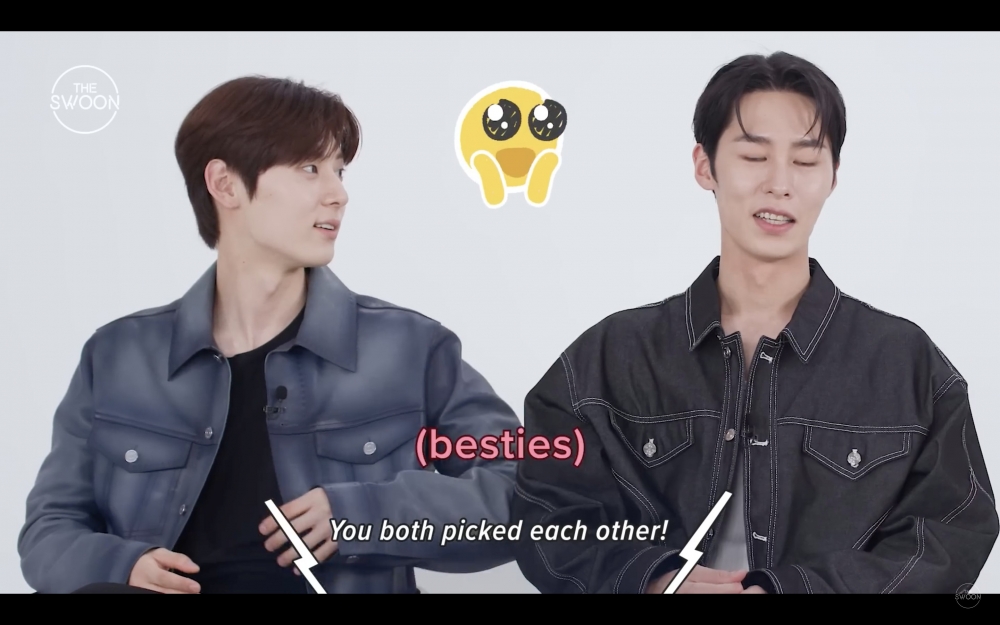 黃旼炫、李宰旭在還魂問題選了對方