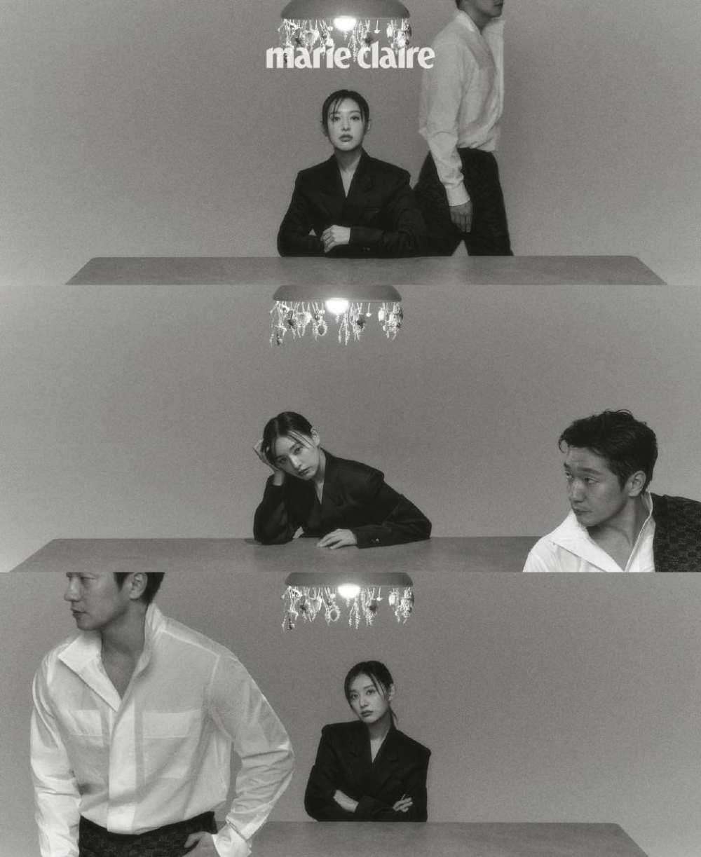 孫錫久&金智媛黑白情侶畫報氛圍濃厚