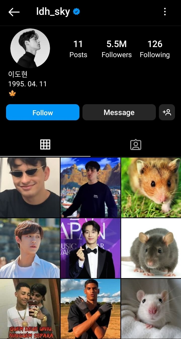 今日凌晨(8/24)李道晛IG帳號被駭客入侵