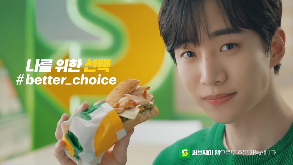 SUBWAY日前找俊昊拍攝廣告