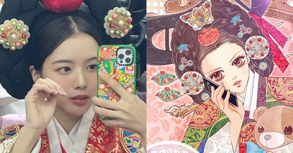 盧正義古裝造型與《宮野蠻王妃》漫畫中女主角申彩靜有超高相似度