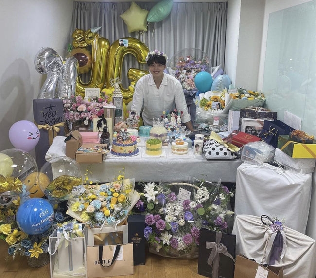 呂珍九近日迎來25歲生日