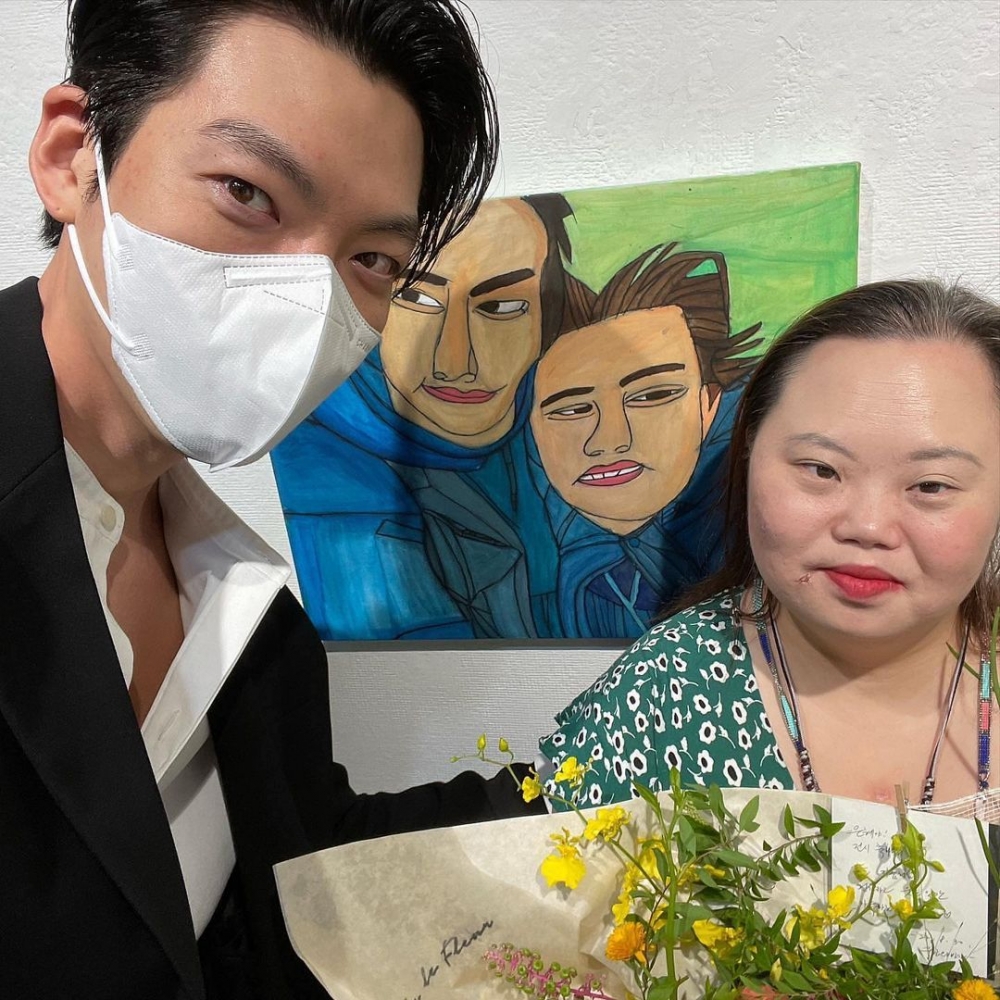 金宇彬到場為鄭恩惠應援