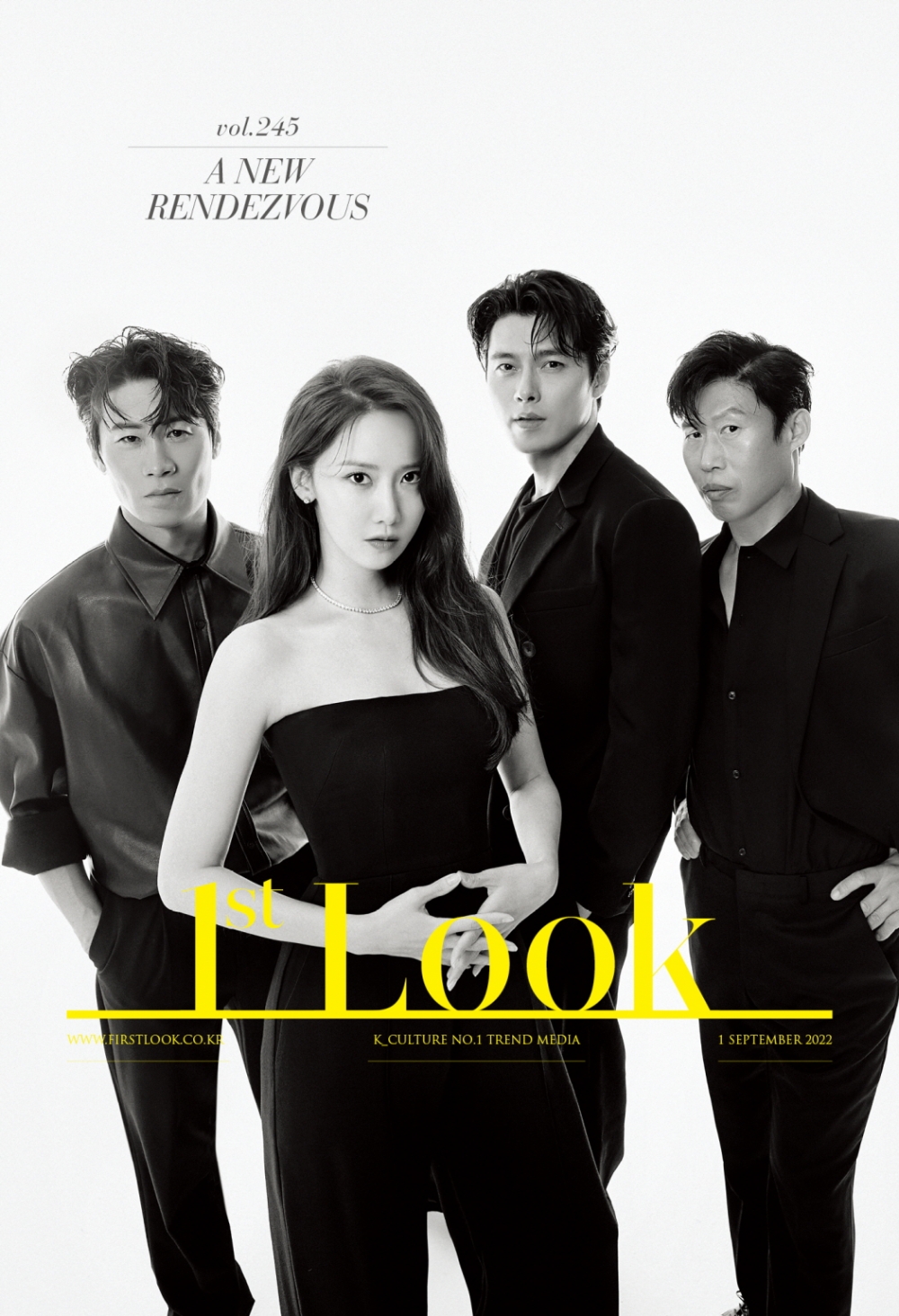 玄彬、柳海真、潤娥、陳善奎合體為韓國時尚雜誌拍攝畫報