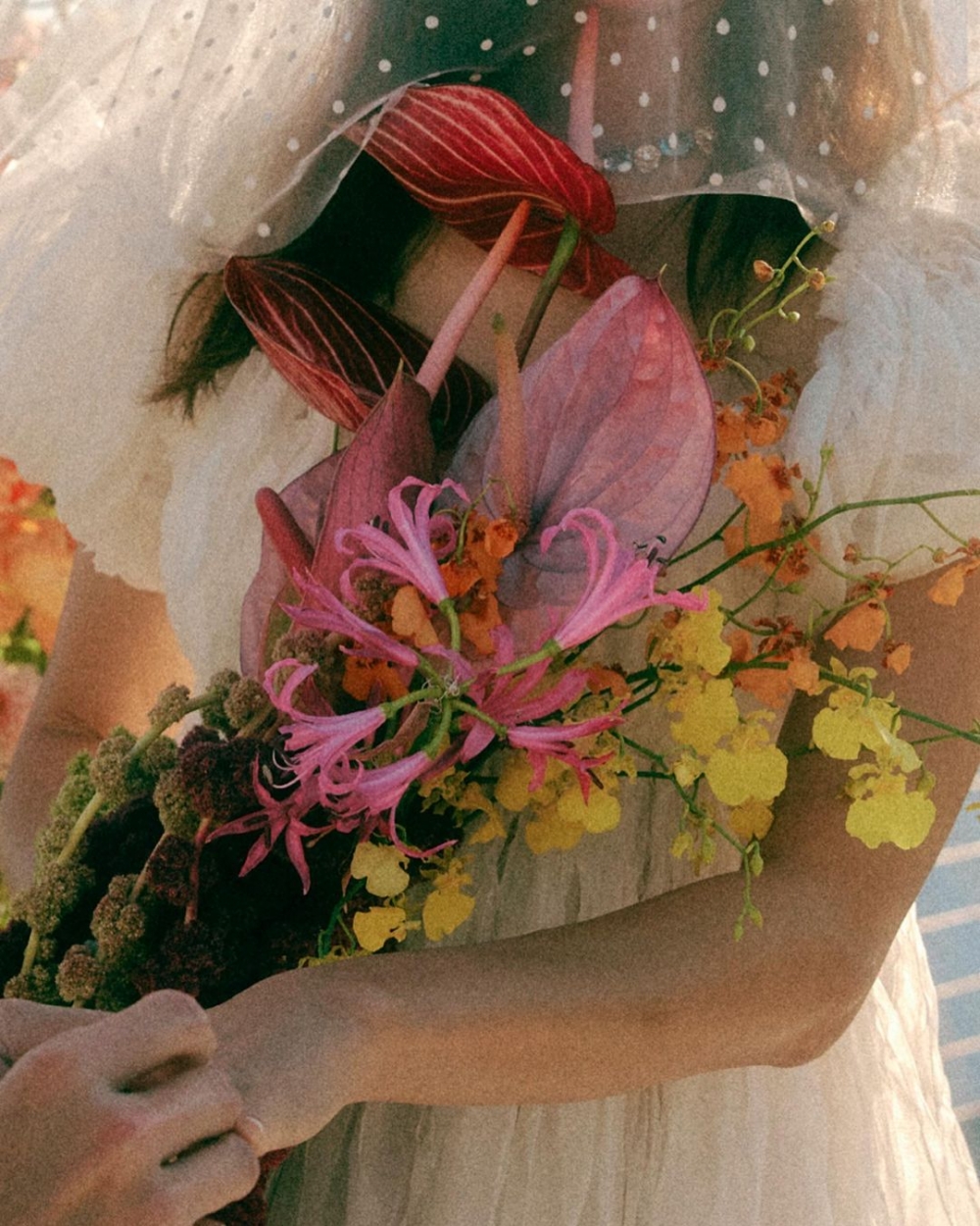 孔曉振日前與男友Kevin Oh於美國完婚