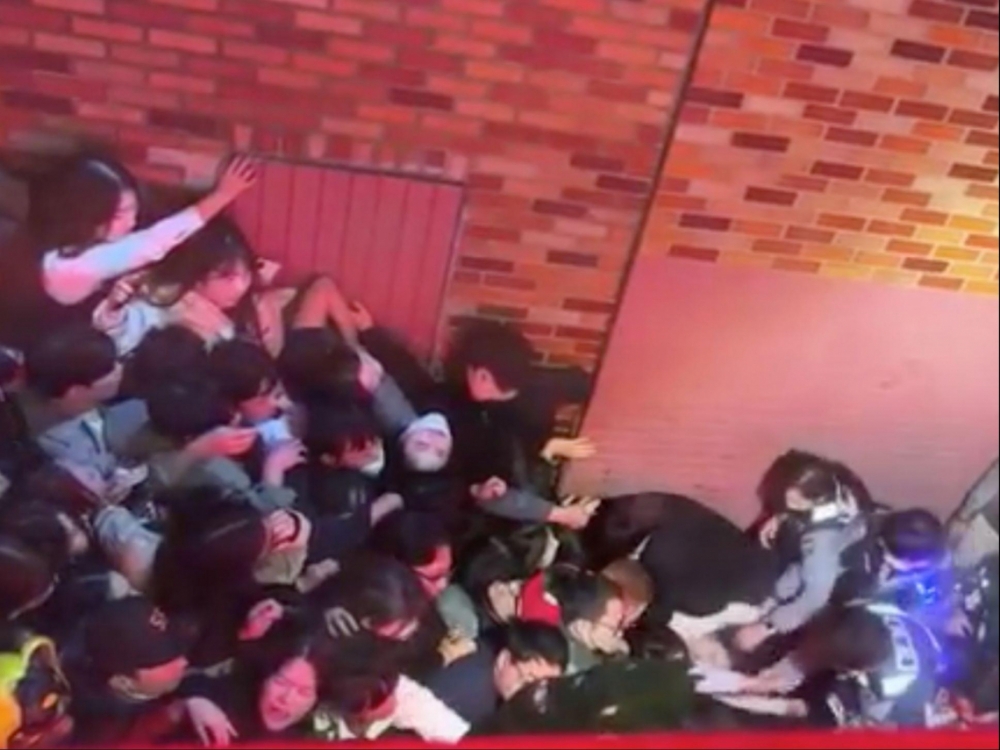 梨泰院踩踏事件造成嚴重傷亡