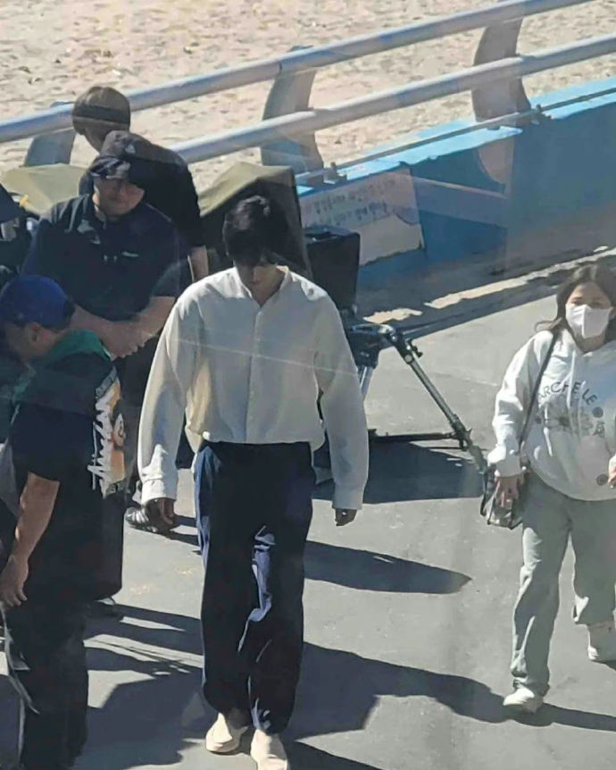 《今生也請多指教》安普賢路透照曝光