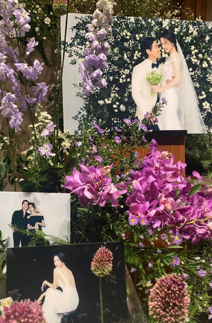 南宮珉夫婦的婚紗照