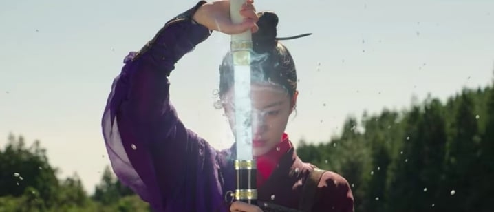 高允貞於第一部飾演天下第一殺手「落壽」