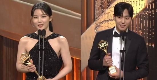 安孝燮與金裕貞去年拿下最佳情侶獎