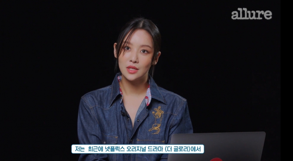 車珠英用英文向海外的粉絲問好