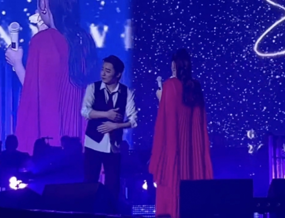 粉絲起鬨曹政奭抱抱Gummy