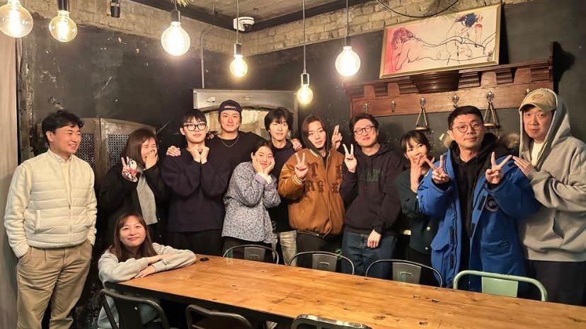 幾位主演與製作組一同聚餐