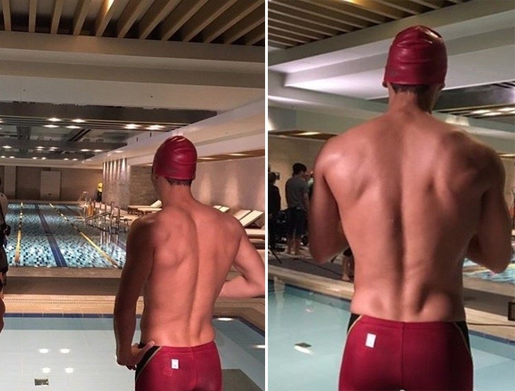 李洙赫的倒三角背肌