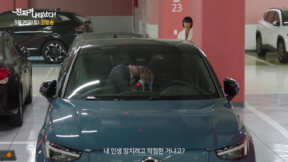 親眼目睹了交往多年的男友與公司秘書在車上熱吻