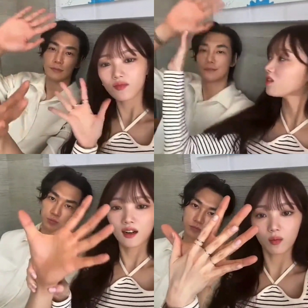 李聖經與金英光的直播互動