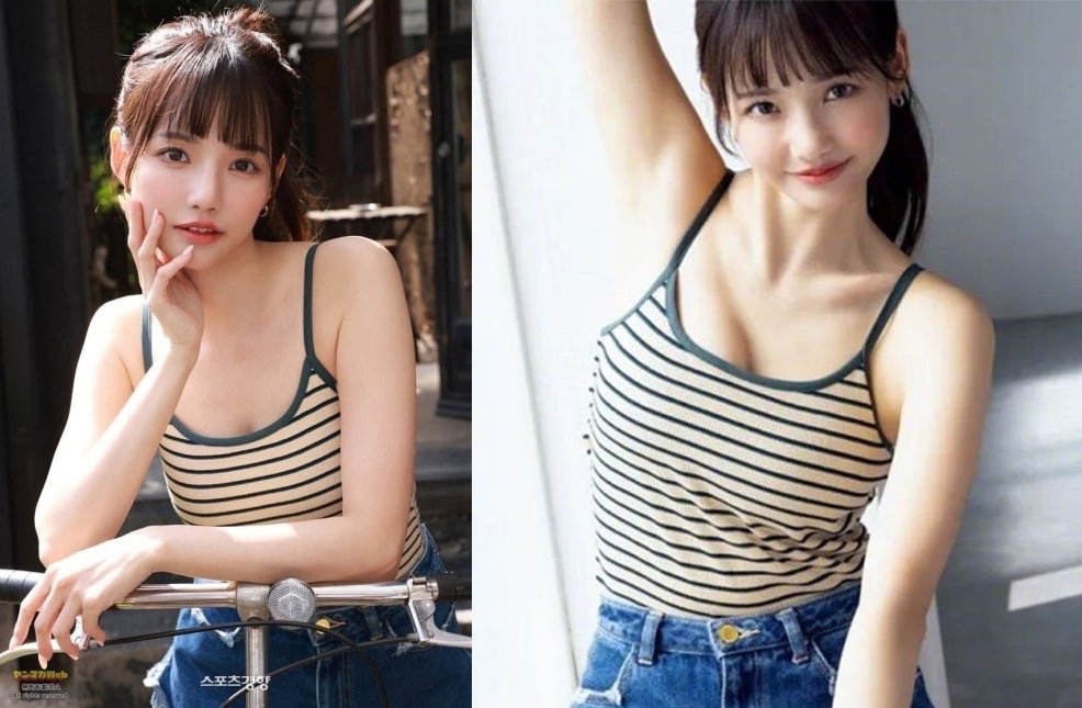 夏沇秀為日本雜誌拍攝寫真畫報