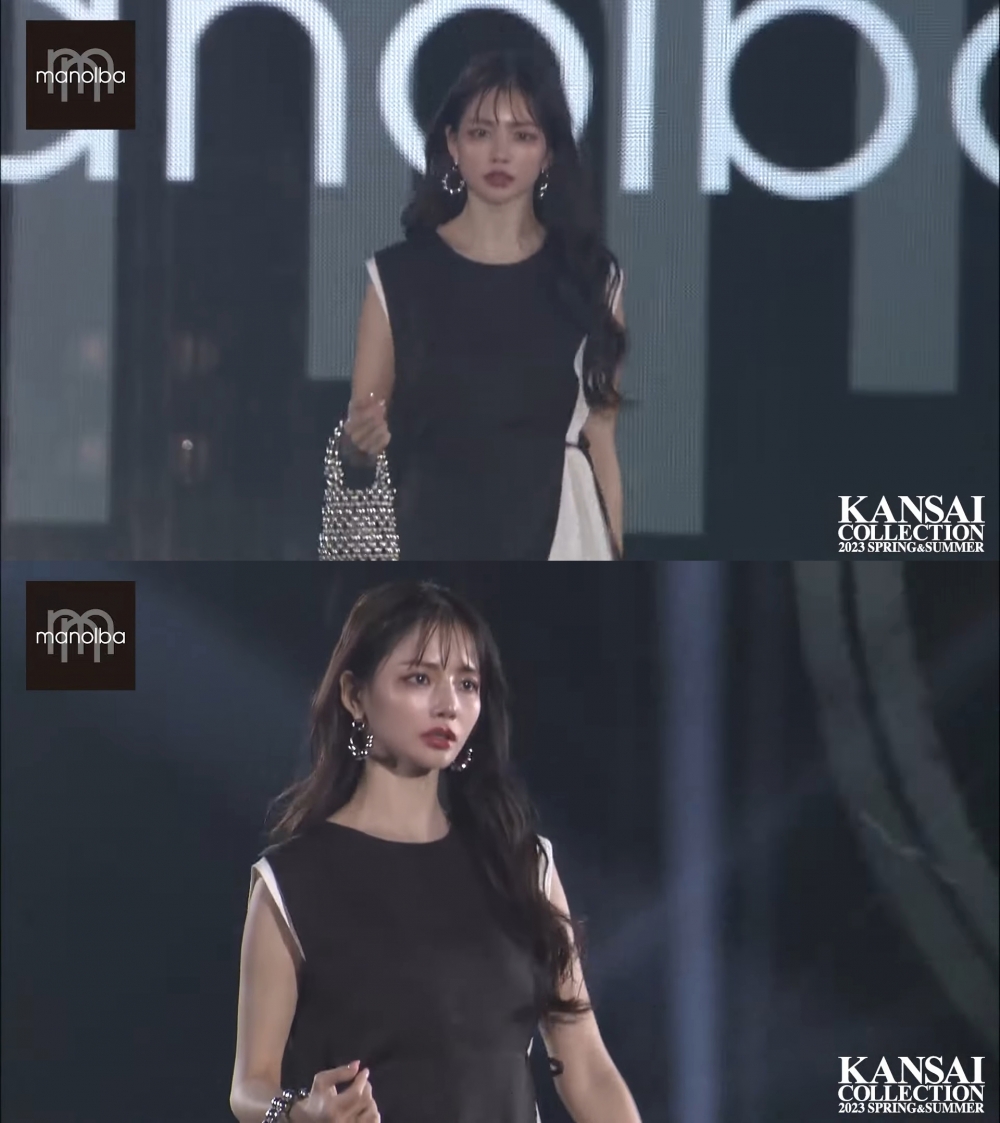 夏沇秀作為模特走上伸展台