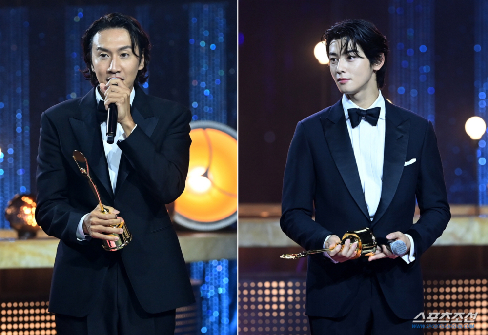 李光洙&車銀優一起獲得「TIRTIR人氣明星賞」