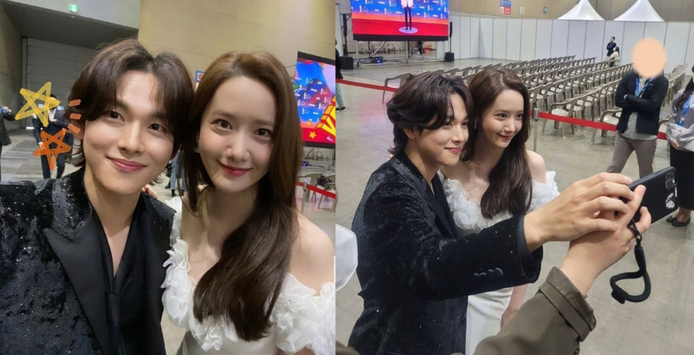 潤娥與任時完都是公認的「自拍臭手」