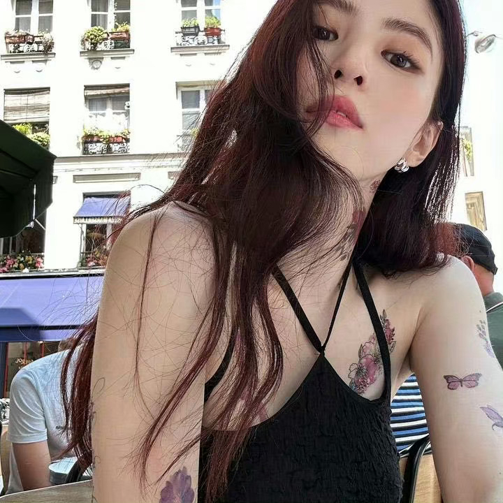 韓韶禧的紋身貼紙引發熱議