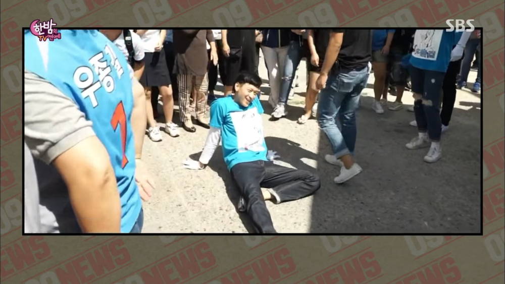 當時拍完直接倒在地上大喘氣XD