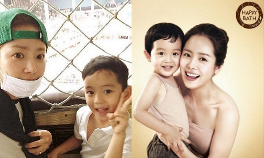 韓志旼十年前曾和侄子一起拍廣告