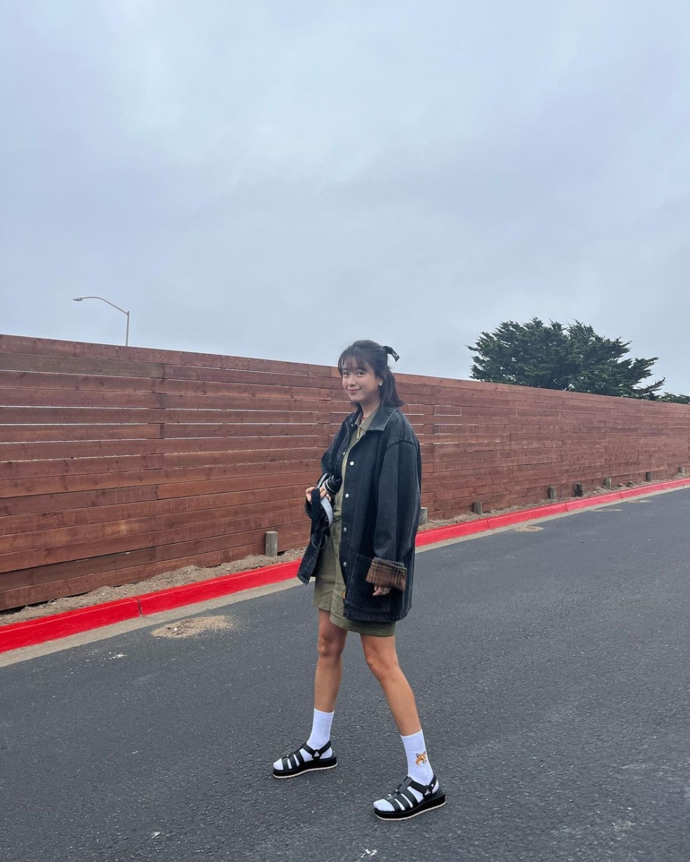 韓孝周曬美國打工照