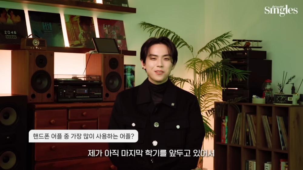 表示自己在上最後學期的課