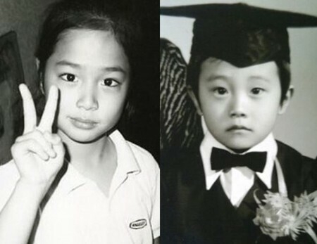 李珉廷、李炳憲小時候的照片
