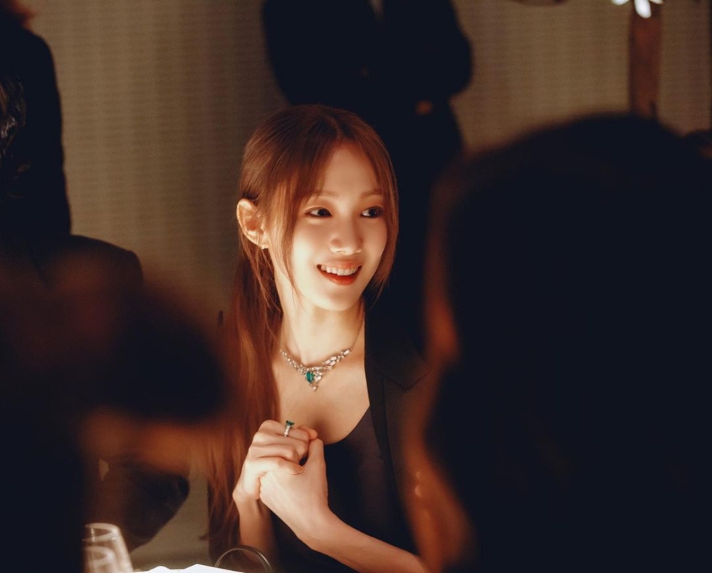 李聖經盛裝出席品牌晚宴